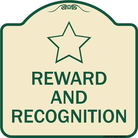 Signmission Reward and Recognition Heavy-Gauge Aluminum Architectural Sign, 18" x 18", TG-1818-22976 A-DES-TG-1818-22976